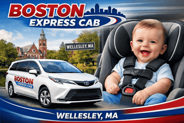 Wellesley Ma Airport Taxi, Car Service, Minivan and Child Seats