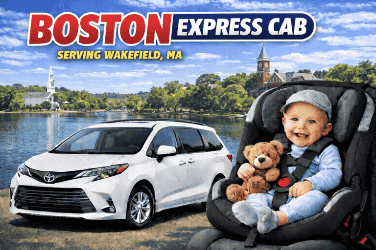 Wakefield MA Taxi Cab to Logan Airport