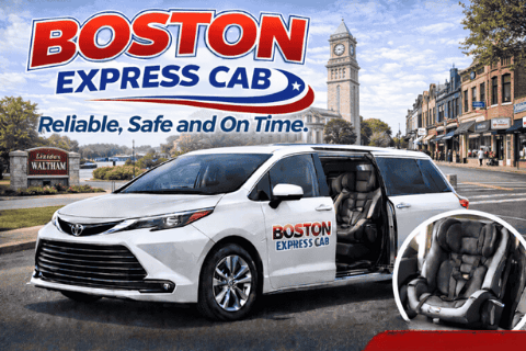Waltham MA Taxi, Cab & Car Service to Logan Airport