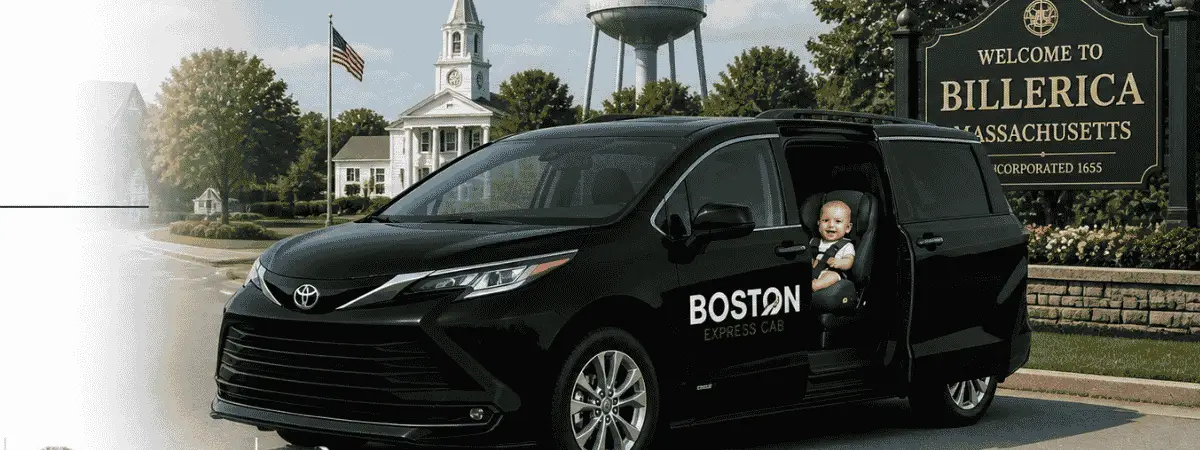 Your Cab Service From Billerica MA to Boston MA 24 Hours Available