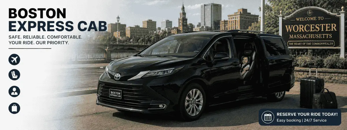 Worcester City Cabs | Worcester Cab to Logan Airport
